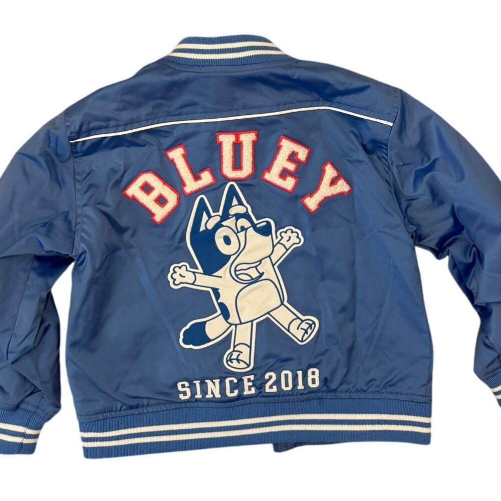 Disney Bluey kids Jacket Varsity Size 3T 4T NWT Toddler Spring School Giftable - Picture 2 of 12